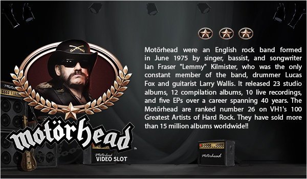 Motörhead™ Online Slot: Wild and Loud, with Afire Features!