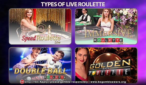 A Guide to the Different Types of Live Roulette UK